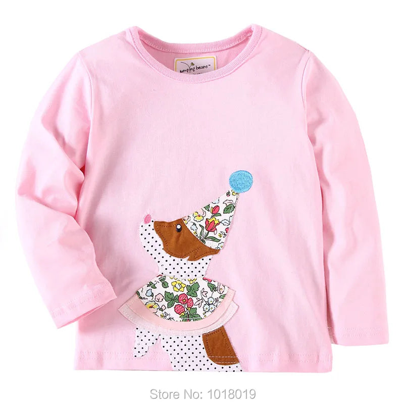 100% Knitted Cotton t-shirt Pants 2pc Girl Suits