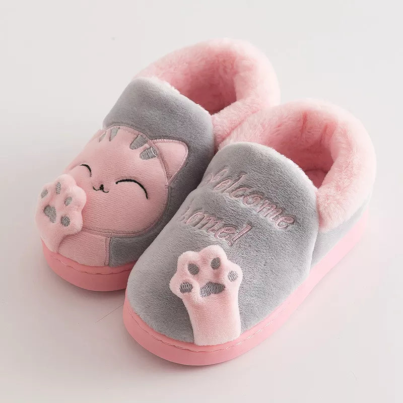Children Indoor Slippers Winter Warm Shoes