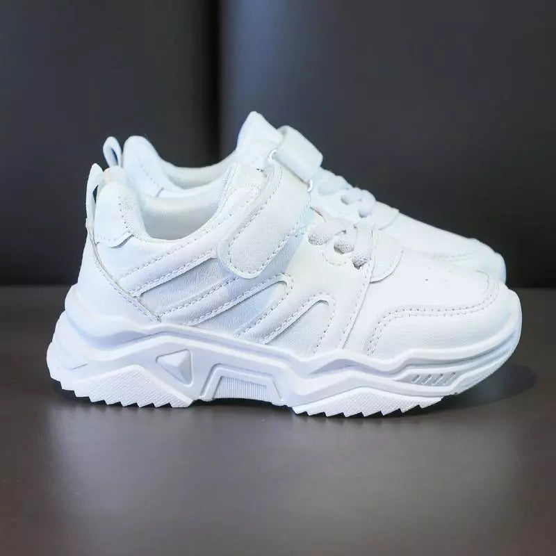 Autumn Kids White Sneakers Leisure Platform Light Soft Fashion Boys