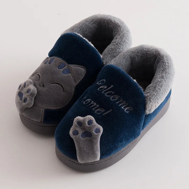 Children Indoor Slippers Winter Warm Shoes