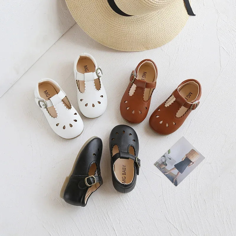 Baby Girl Shoes Leather School Shoes Sandals Toddler