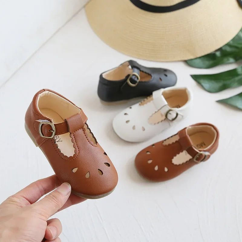 Baby Girl Shoes Leather School Shoes Sandals Toddler