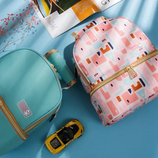 Multifunction Baby Food Breast Pump Thermal Bag Drink Milk Insulation Bag Feeding Bottle Backpack Picnic Preservation Lunch Bags