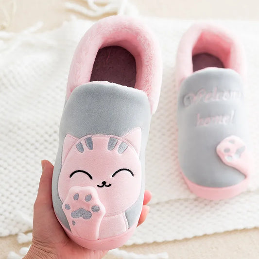 Children Indoor Slippers Winter Warm Shoes